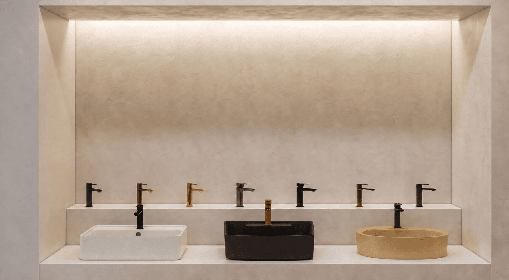 Jaquar bathroom display scene